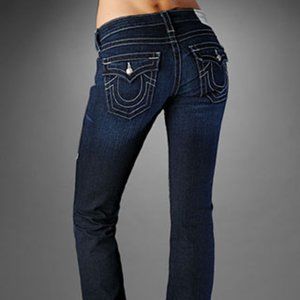 True Religion Jeans size 23 Boot Cut Low Rise